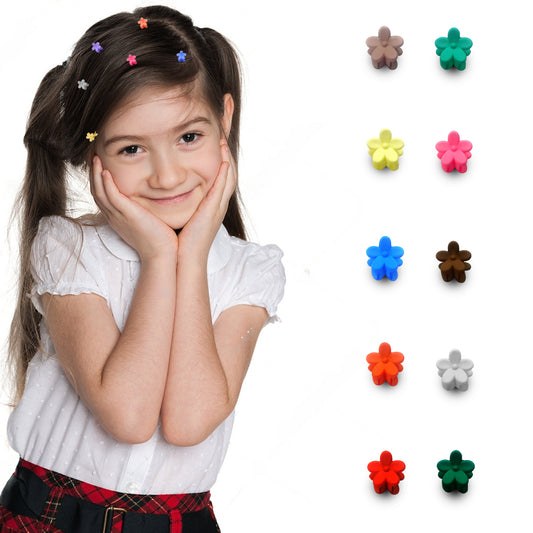Sanas Mini Flower Small Clips - 30 Pcs