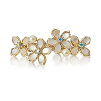 Sanas Flower Rhinestone Barrette For Women 1 Pc