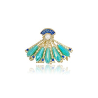 Sanas Blue Stone Hair Clutcher For Women 1 Pc