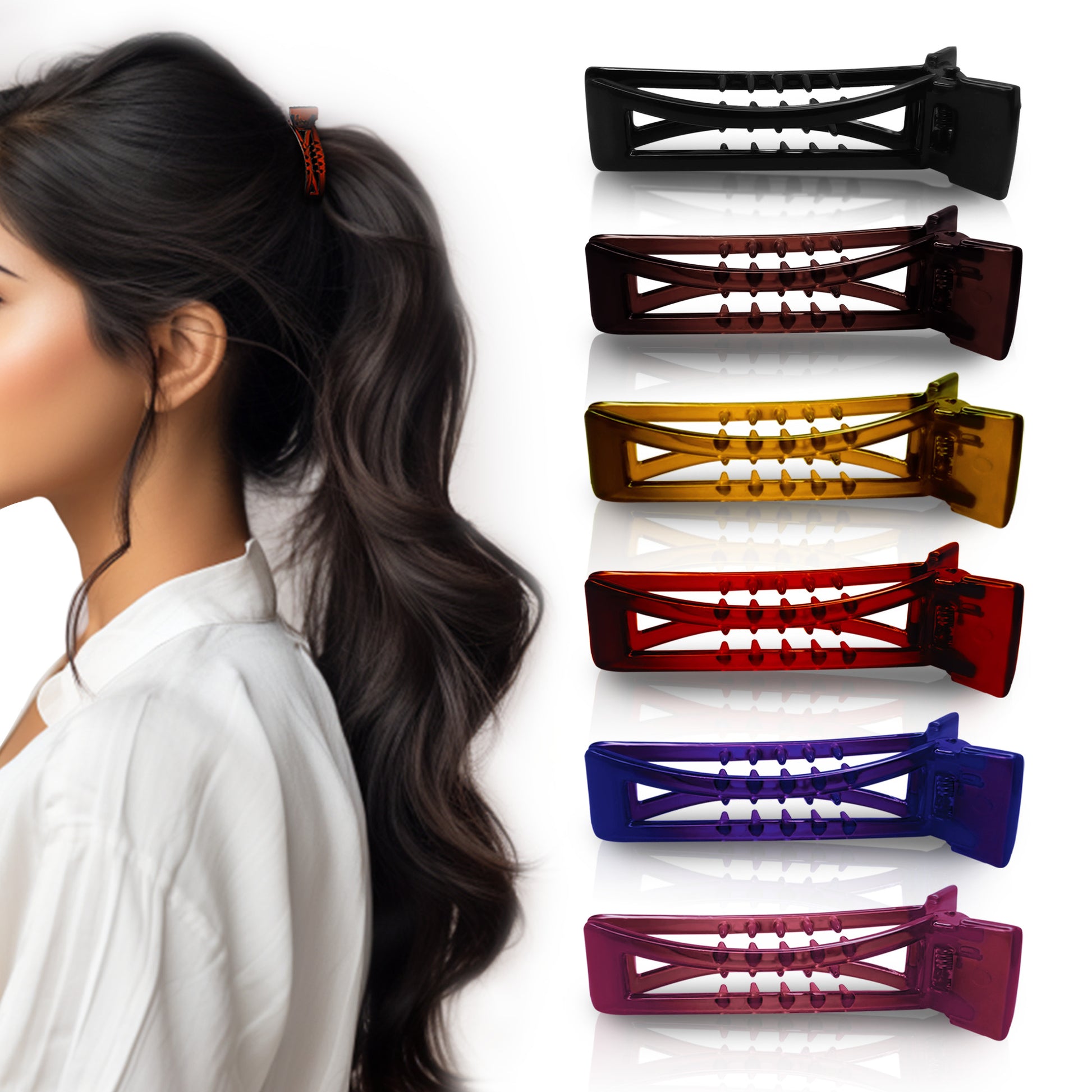 Fish Banana Hair Clips