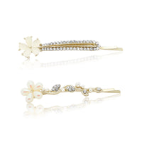 Sanas Flower Bobby Pins For Women 2 Pcs