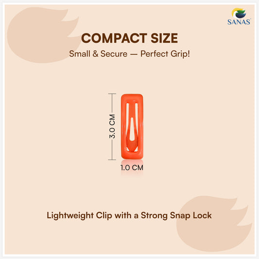 Sanas (36Pcs) Small Tic Tac Hair Clips For Women Stylish Trendy Tic Tac Clip For Girls Hair Accessories For Kids Girls Return Gifts Baby Hair Clips For Girls Baby Clips For Kids (Mixed Colors) (36Pcs)