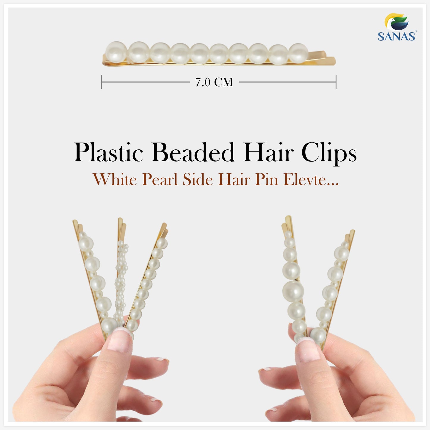 Pearl Bobby Hair Pins Set