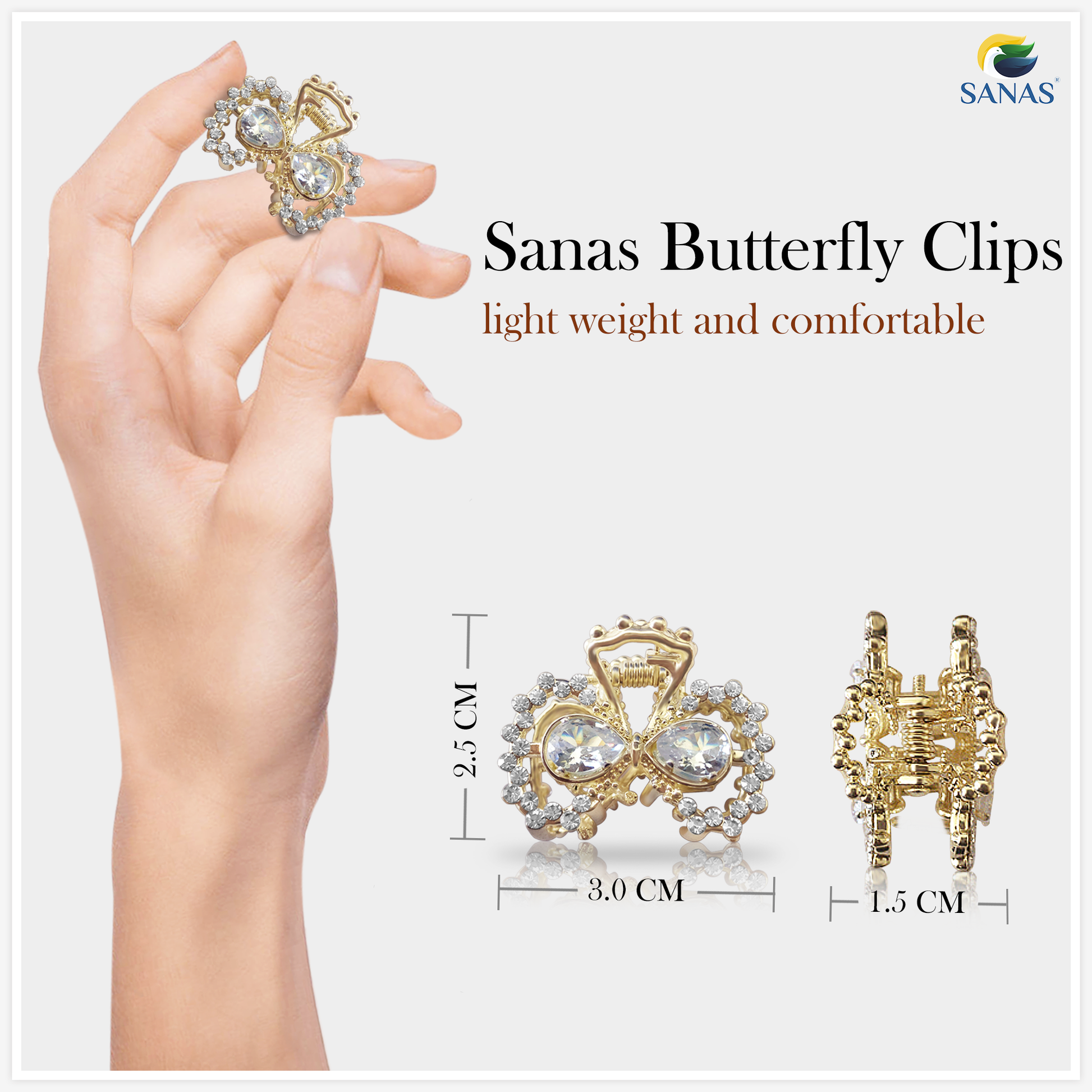 Butterfly Hair Clip For Women