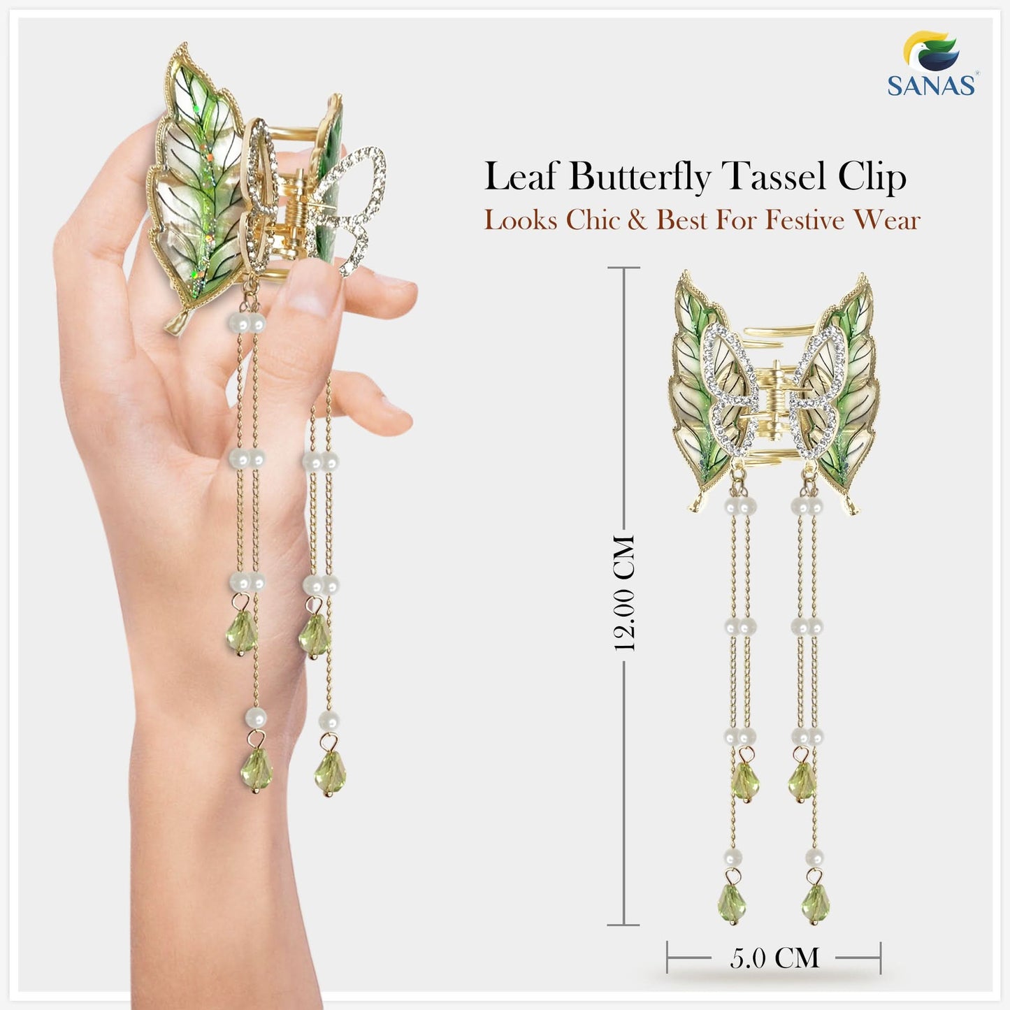 Resin Butterfly Hair Clip