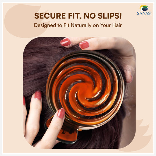 SANAS (3 Pcs) Rose Hair Clips Elegant Floral Hair Accessories for Women (3 Pcs)