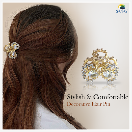 Sanas Mini Tiny Butterfly Hair Clips for Woman -1Pc