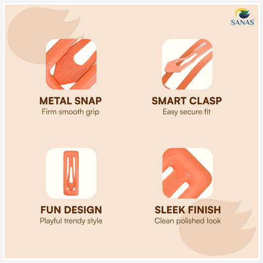 Sanas (36Pcs) Small Tic Tac Hair Clips For Women Stylish Trendy Tic Tac Clip For Girls Hair Accessories For Kids Girls Return Gifts Baby Hair Clips For Girls Baby Clips For Kids (Mixed Colors) (36Pcs)