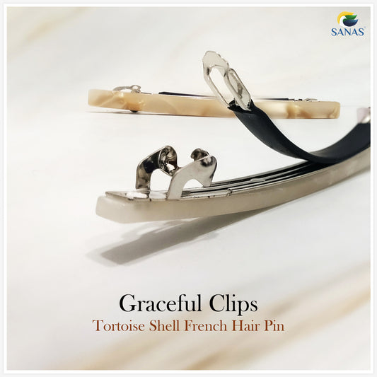 Sanas Long Bar Resin Clips - 3Pcs