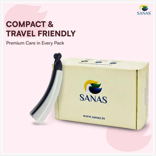 Sanas Large Banana Hair Clutchers – Strong Grip Hair Accessories for Women (2 Pcs)