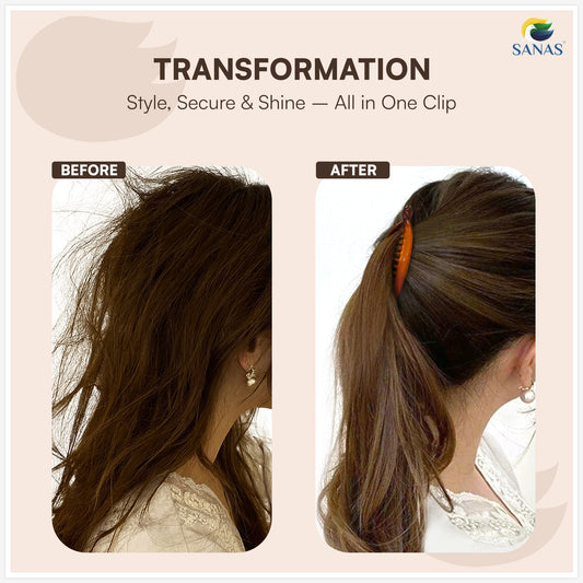 Transformation style: secure & shine - all-in-one clip
