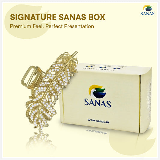 Sanas Pearl Hair Clips For Woman Stylish (1Pc)