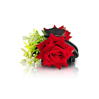 Sanas Red Rose Flower Clutcher For Women 1Pc