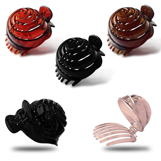 Sanas Rose Hair Clips For Women - 3Pcs