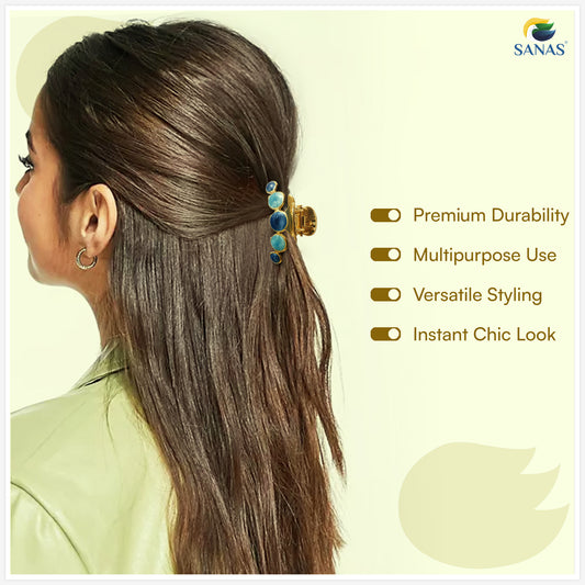 Sanas Multicolor Small Metal Clip - 4Pcs