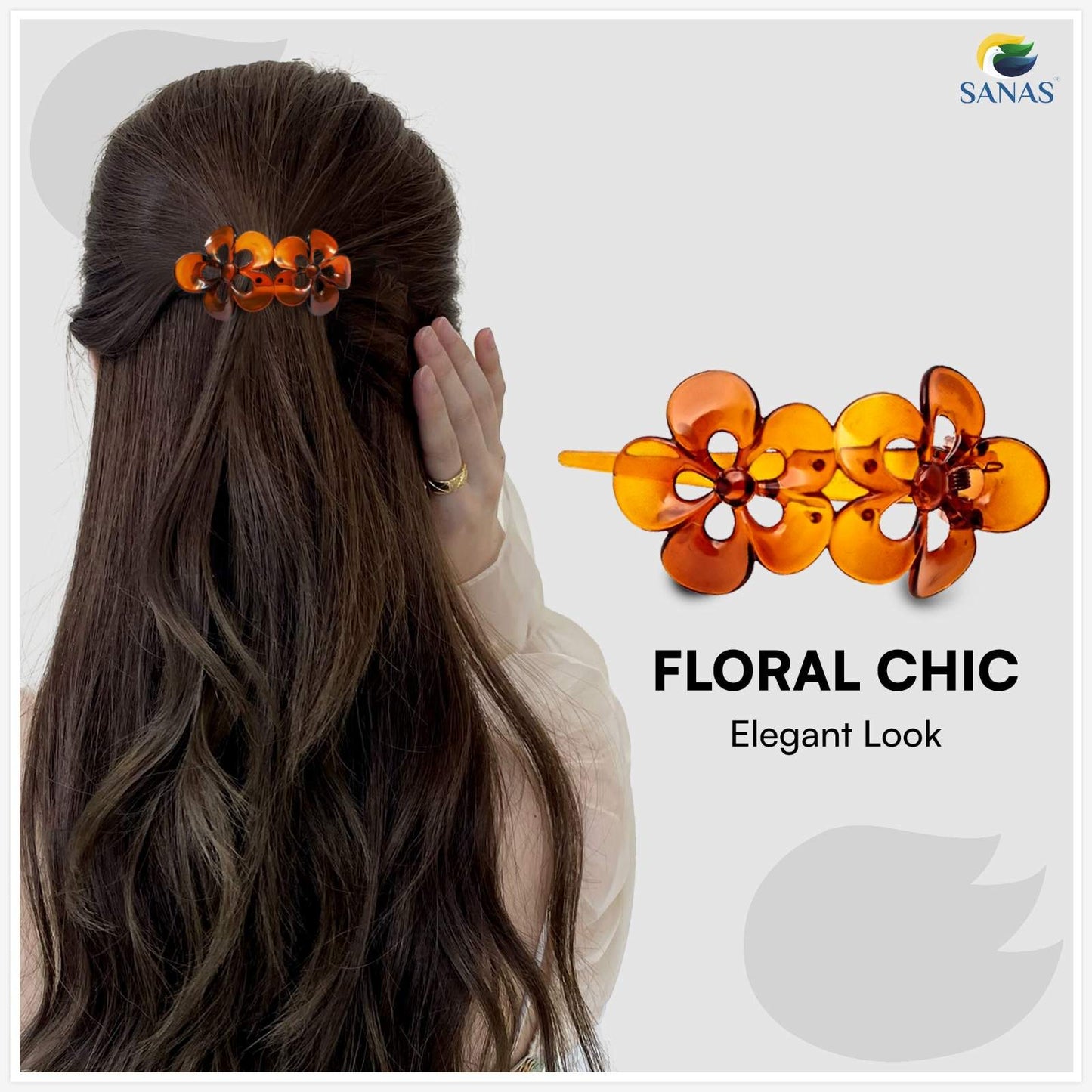 SANAS (4 Pcs) Korean Hair Clutchers Hair Accessories for Women (4 Pcs)