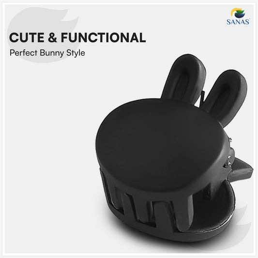 Cute designer hair clips for girls – Sanas heart, flower and bunny set