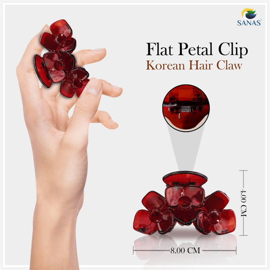 Flat Petal Big Hair Clip
