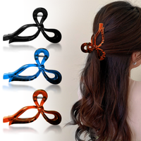 Sanas Multicolor Bow Hair Clamp - 3Pcs
