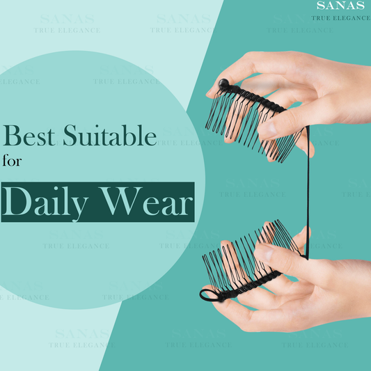 Sanas French Twist Hair Clip Comb For Women - 2Pcs