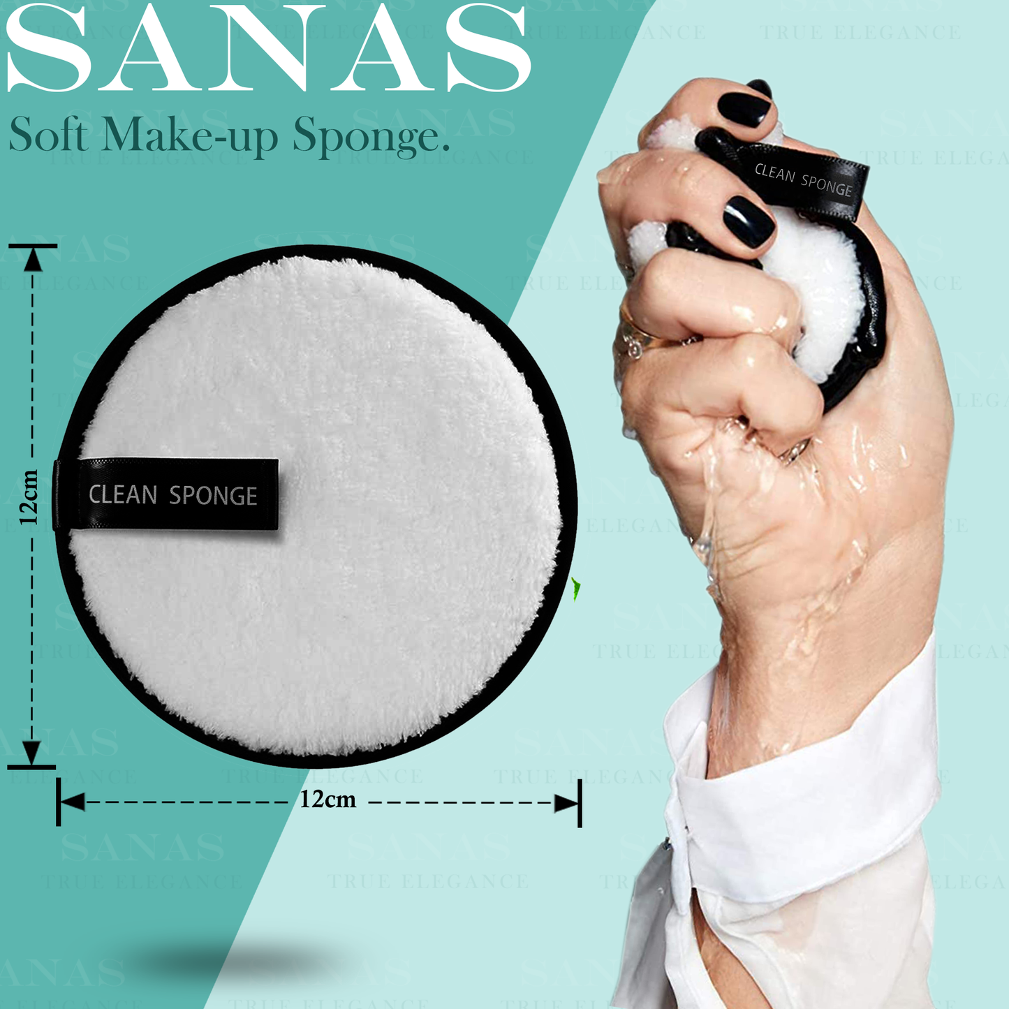 Sanas Make-Up Removers Pads - 4Pcs