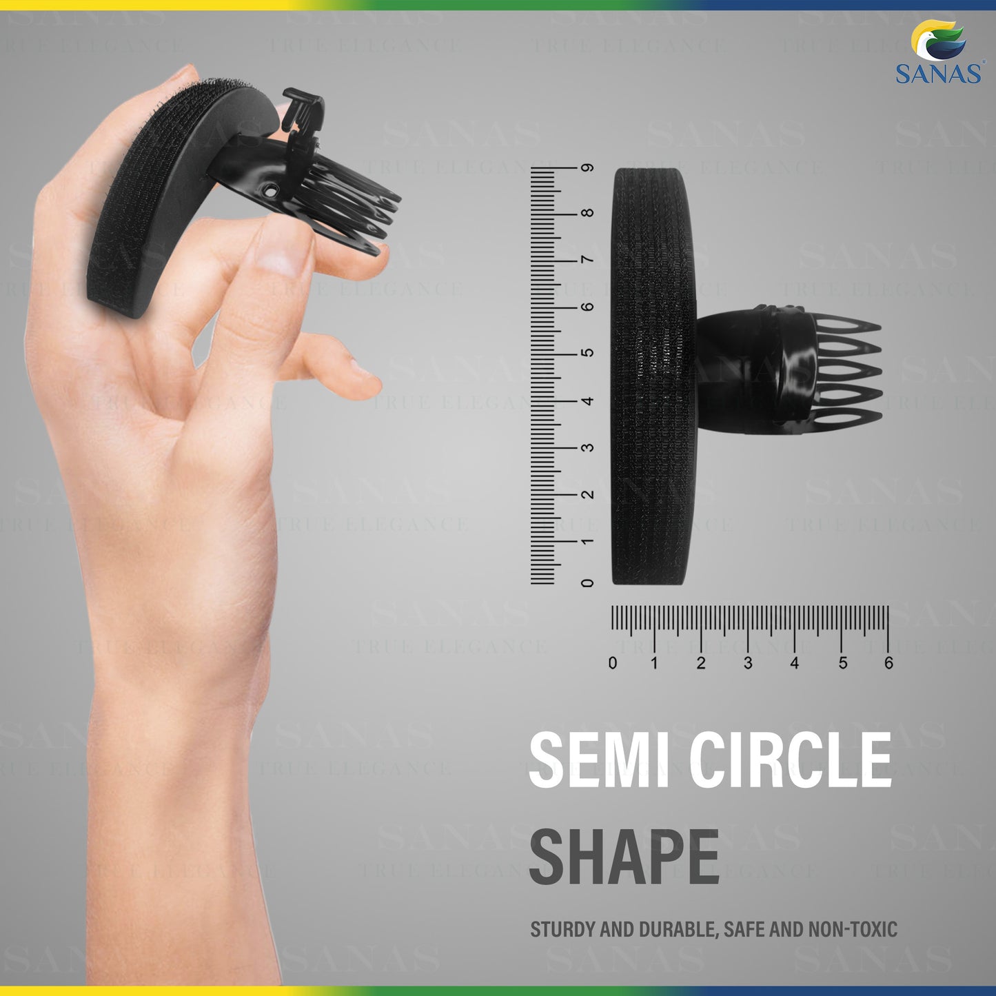 Sanas Hair Puff With Inserts - 2Pcs