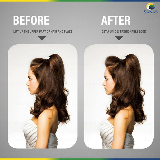 Sanas Hair Puff With Inserts - 2Pcs