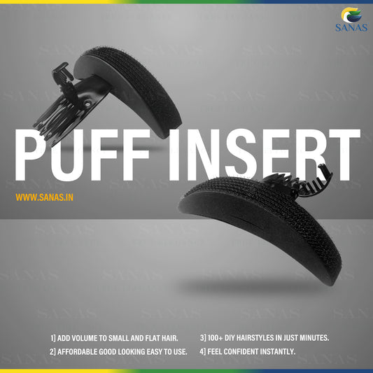 Sanas Hair Puff With Inserts - 2Pcs