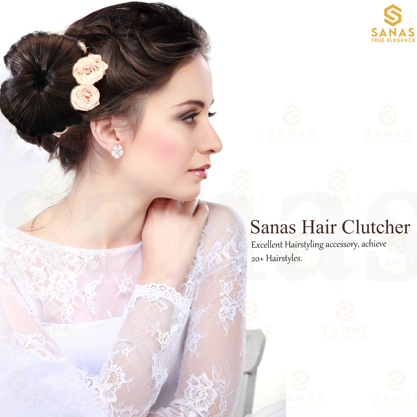 Sanas Clutch Hair Buns For Women - 1Pc