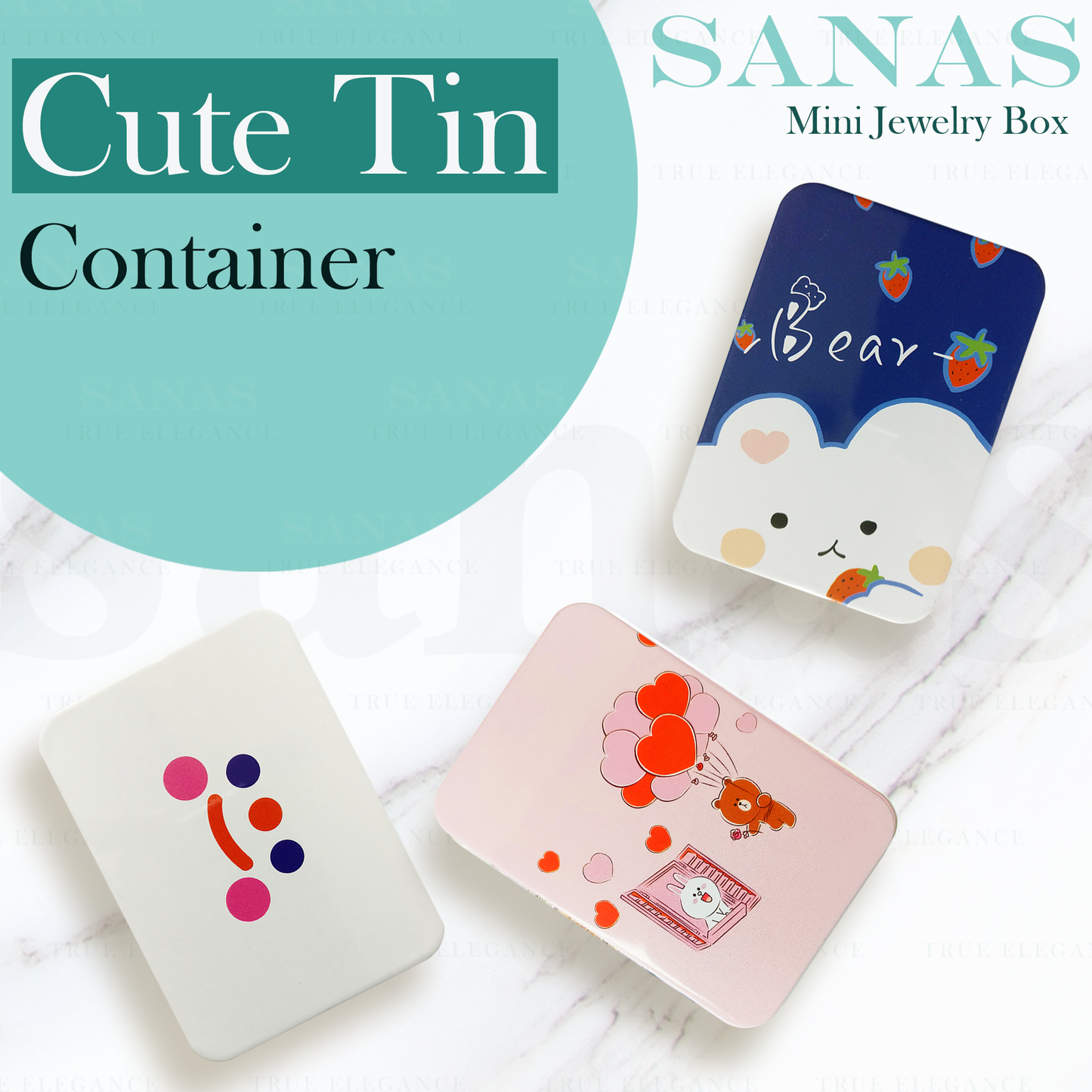 Sanas Small Box For Storage Unicorn Gift Box For Kids - 6Pc