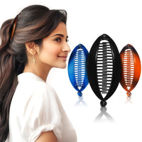 Sanas Fishtail Hair Banana Clip - 3Pc