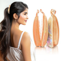 Cellulose Acetate Banana Hair Clip