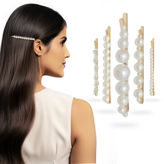 Pearl Bobby Hair Pins Set