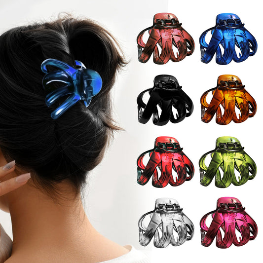 Multicolor Octopus Hair Clips