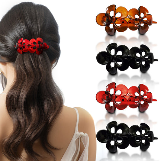 Sanas Korean Hair Clutchers For Women - 4Pcs