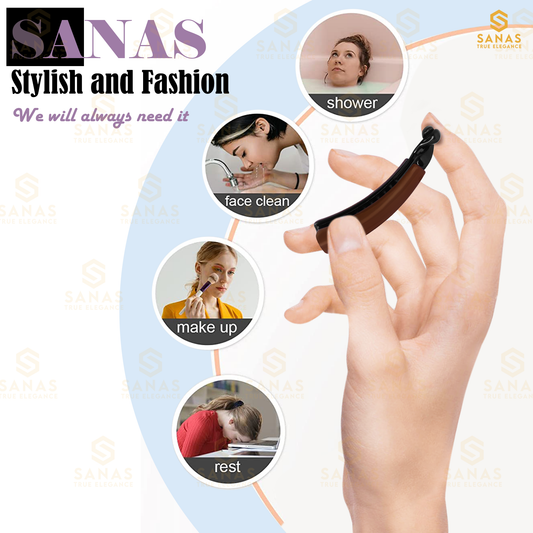 Sanas Large Banana Hair Clutchers - 2Pcs