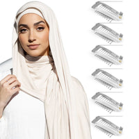 6 Pcs Hair Extension Clips For Dupatta