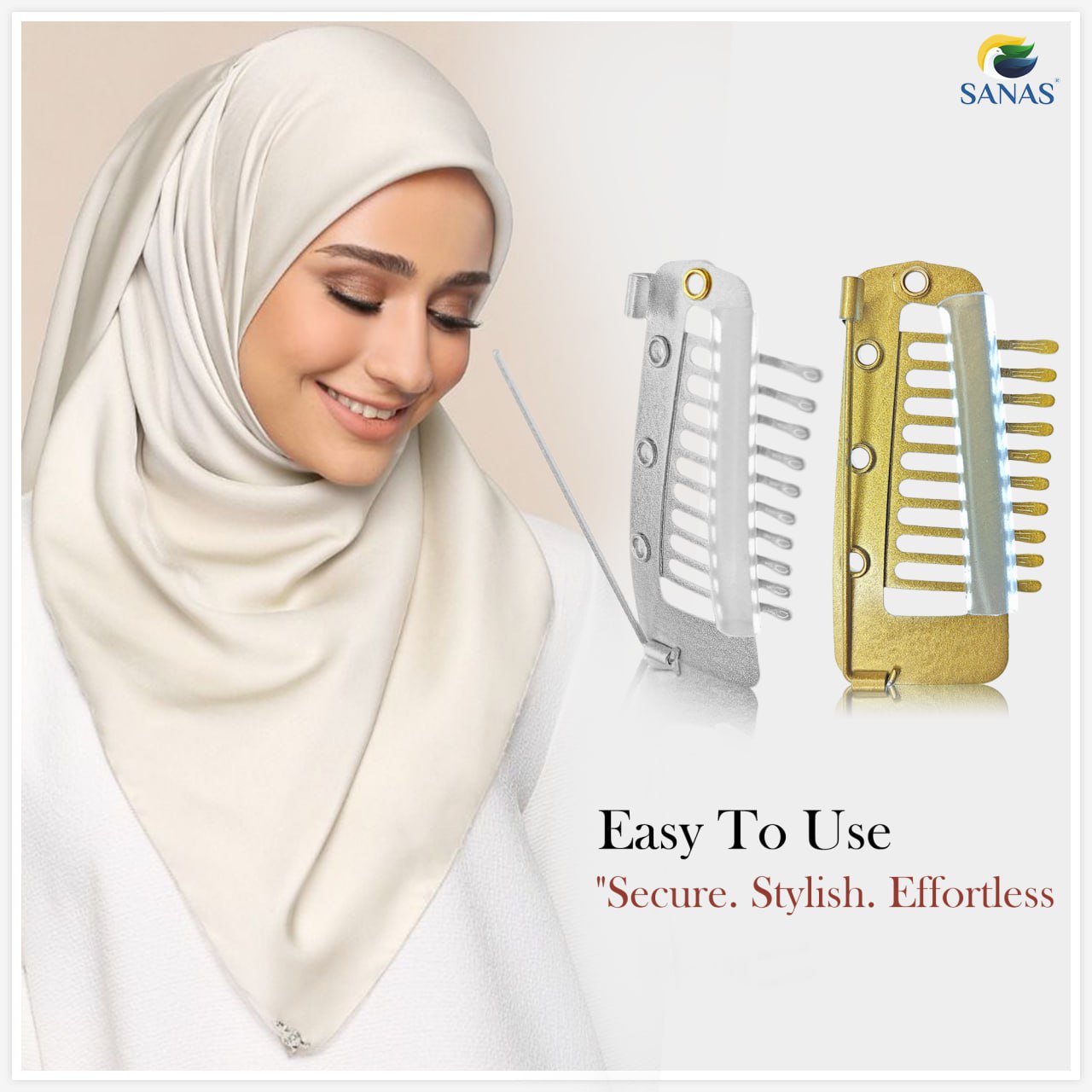 Hair Extension Clips For Dupatta, Hijab