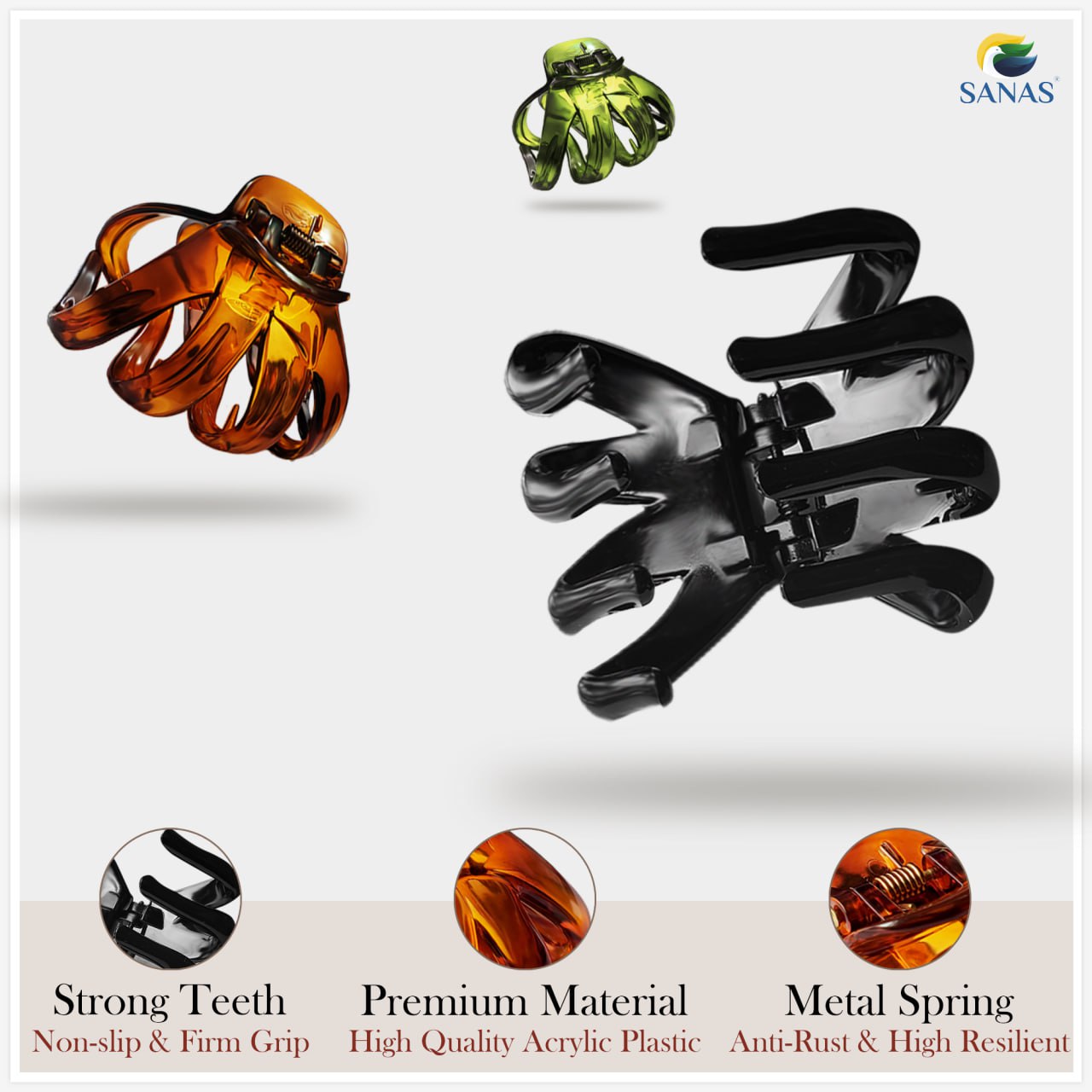 Octopus Hair Clips For Women