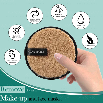 Sanas Make-Up Removers Pads - 4Pcs
