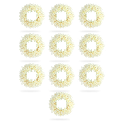 Sanas Artificial Gajra For Hair Bun (10Pcs)