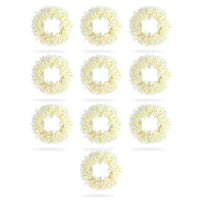 Sanas Artificial Gajra For Hair Bun (10Pcs)