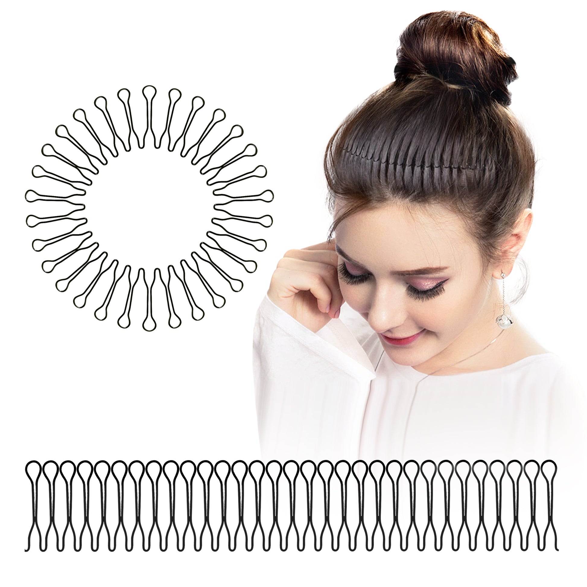 SANAS Invisible Stretchable Hair Pin Hair Accessories For Women