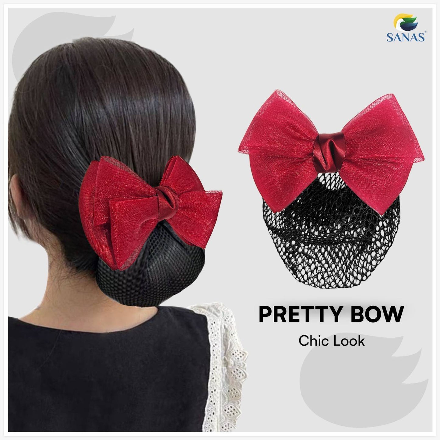 SANAS Glam Hair Accessories for Woman – Premium Hair Clips for Woman Set with Pearl & Butterfly Hair Clips, Metal Hair Barrettes for Hair Bun, Wedding & Party Wear