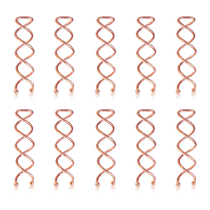 Sanas Spiral Hair Cips Copper 10 pcs