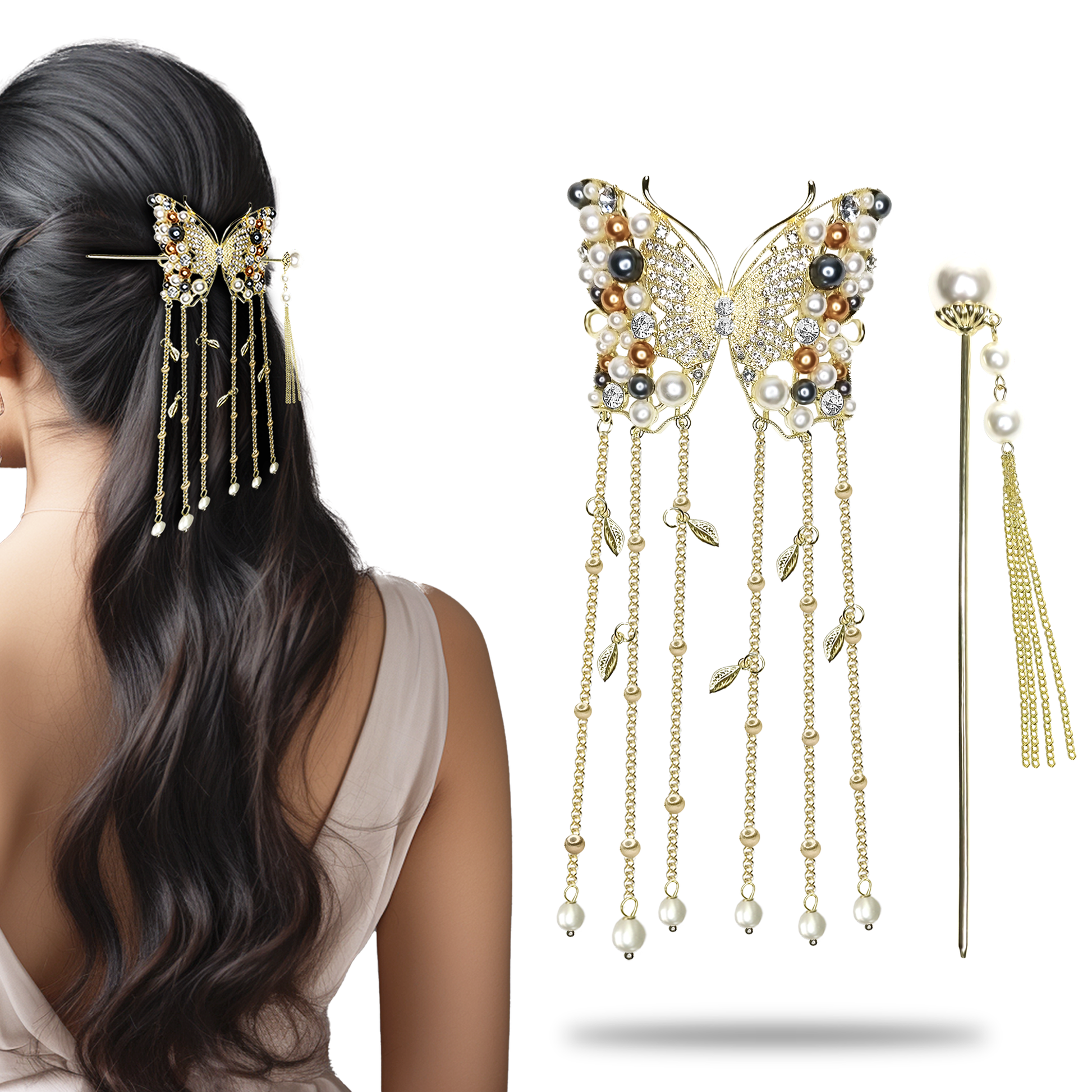 Wedding Butterfly Hair Clip