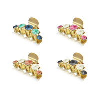 Sanas Multicolor Small Metal Clip - 4Pcs