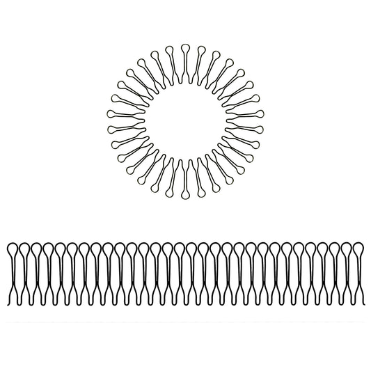 Sanas Invisible Fringe Roll Hair Belt - 4Pcs