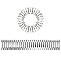 Sanas Invisible Fringe Roll Hair Belt - 4Pcs