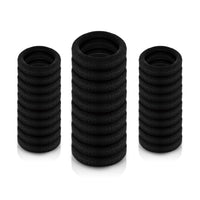 black rubber hair bands for women